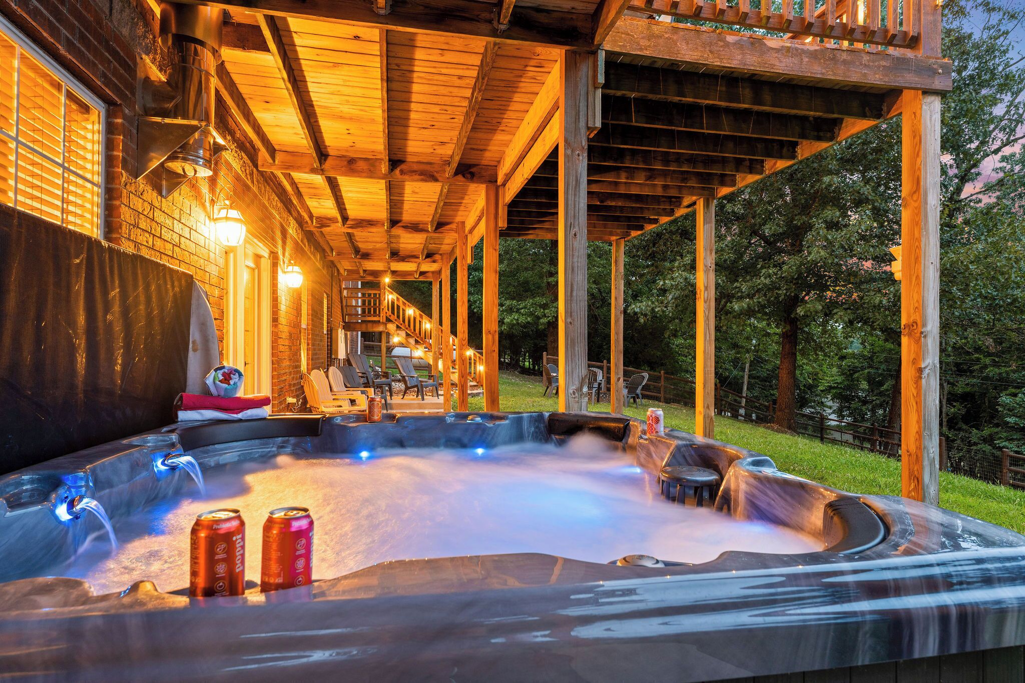 Bain à remous extérieur