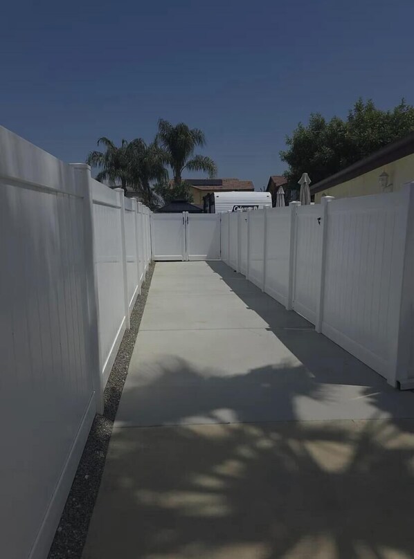 Property grounds - 2025 Travel Trailer with Gazebo and Storage (Menifee)