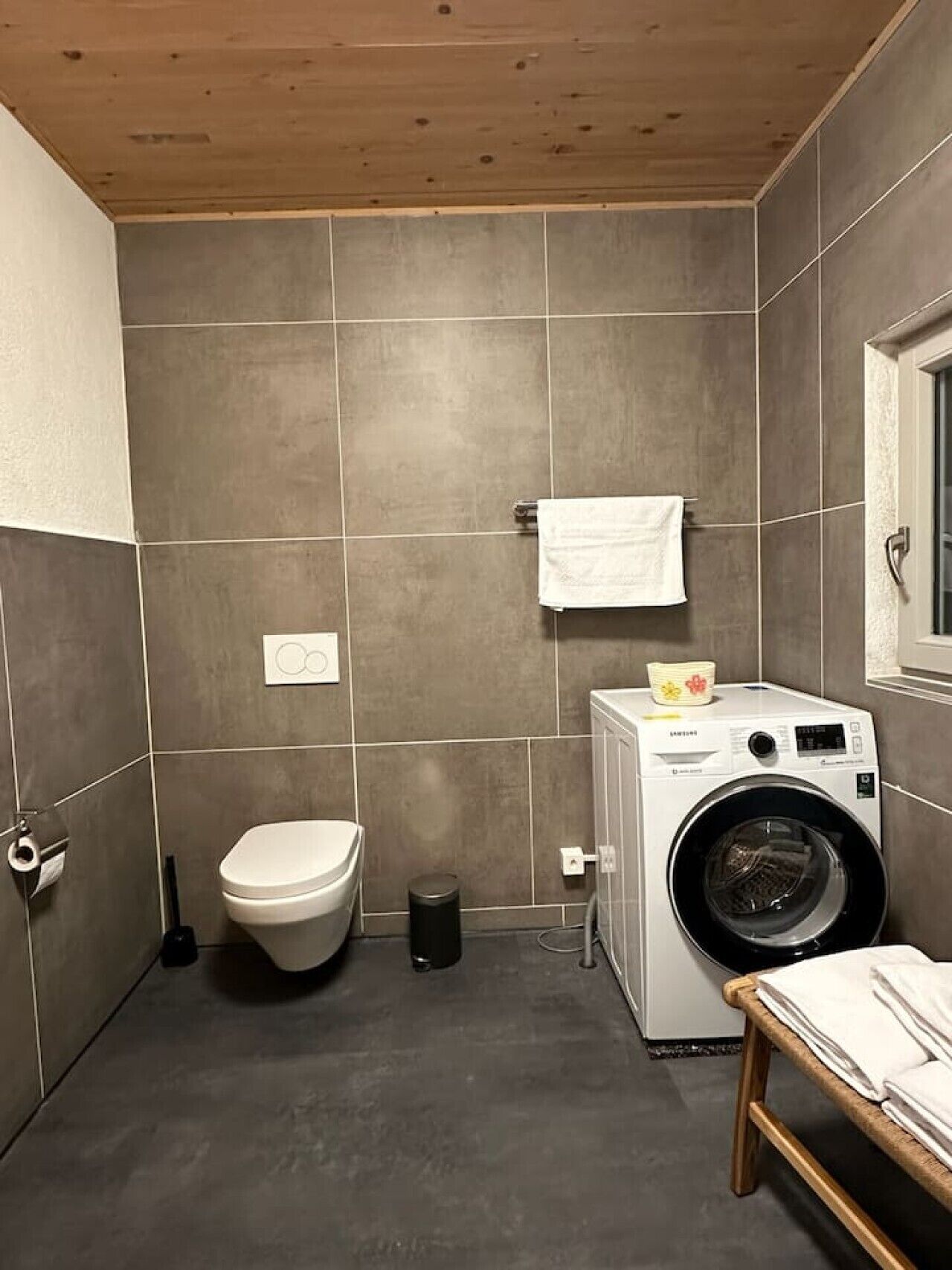 Een douche, een bubbelbad, een haardroger