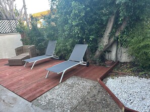 Terrace/patio - Venice beach house retreat,steps to the sands (Los Angeles)