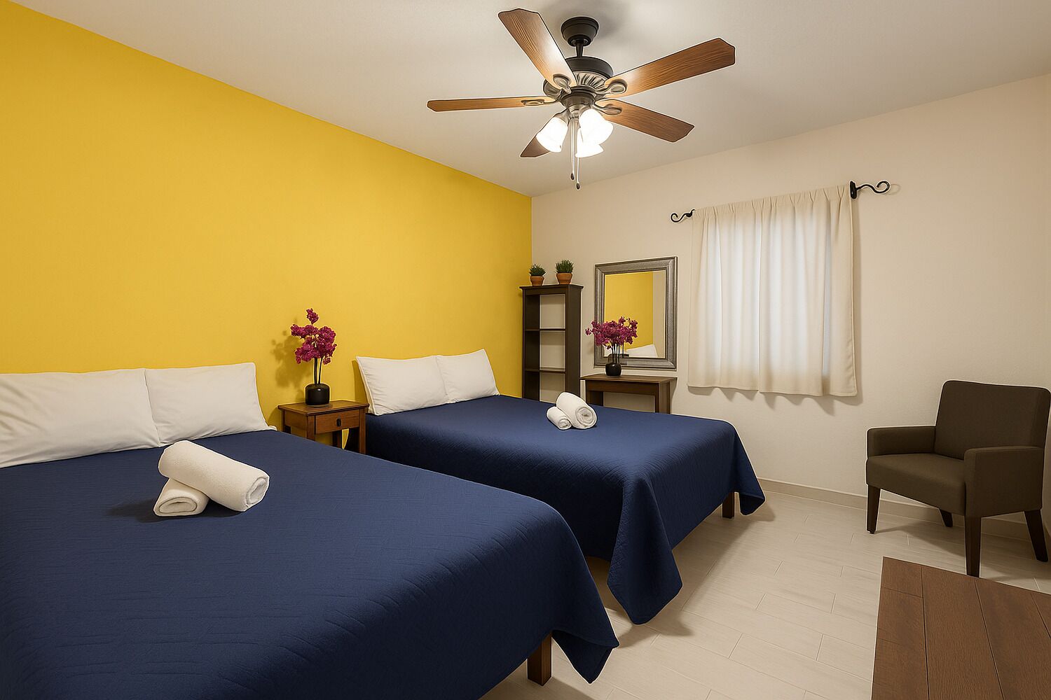 Habitación cuádruple familiar