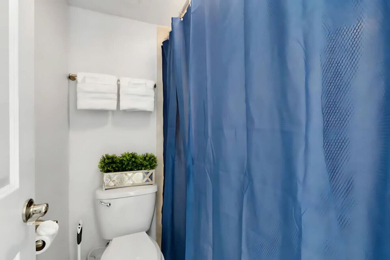 Hair dryer, towels