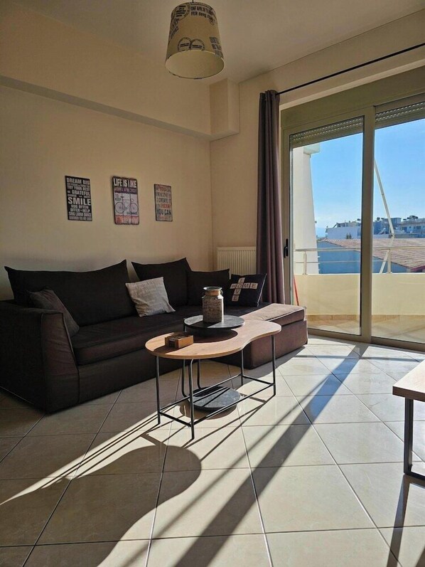 Living area - Pilotlux Apartments (Chania)