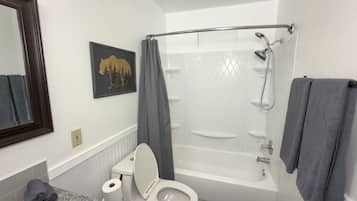 Hair dryer, towels