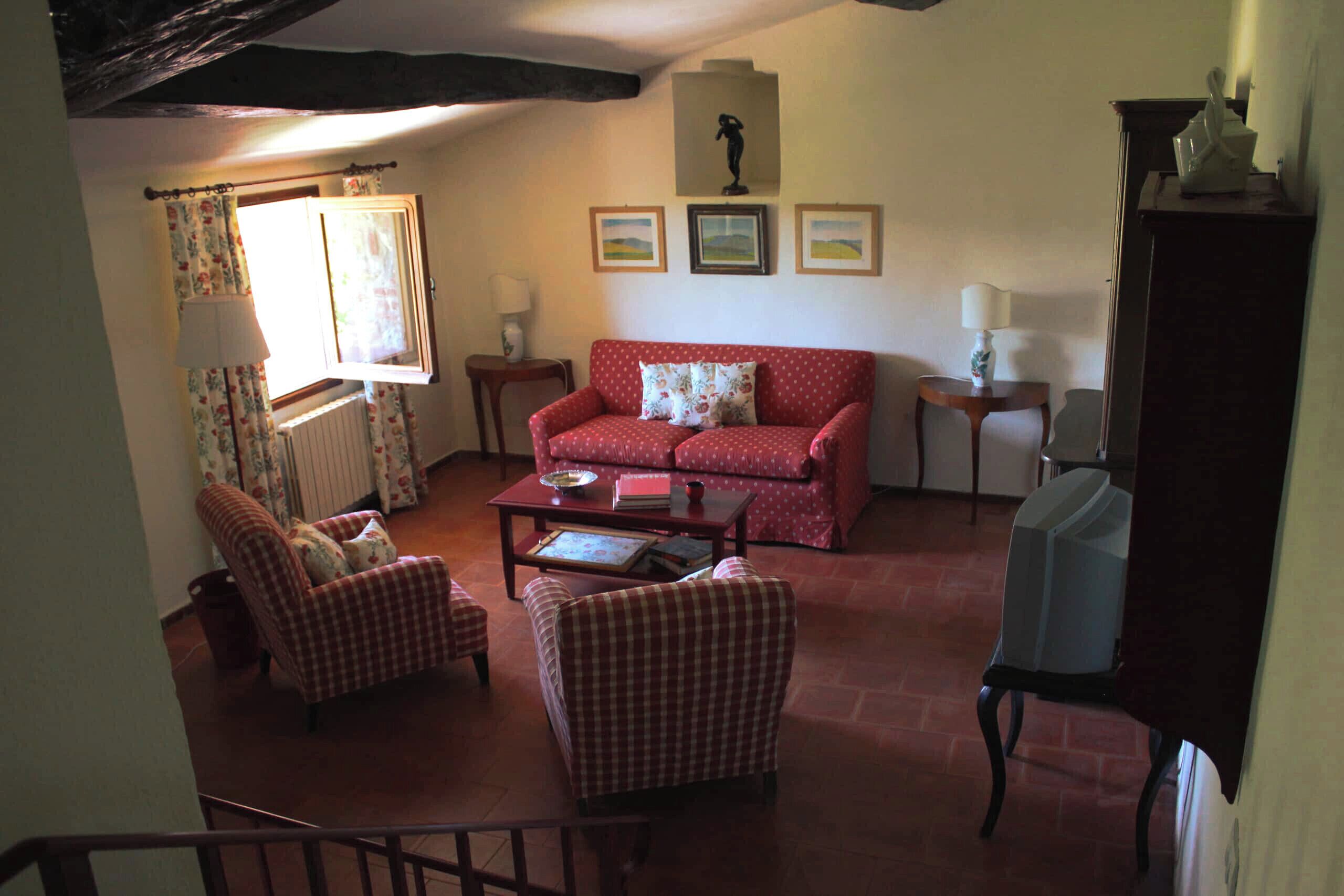 Appartamento familiare, 2 camere da letto, non fumatori, vista collina | Area soggiorno