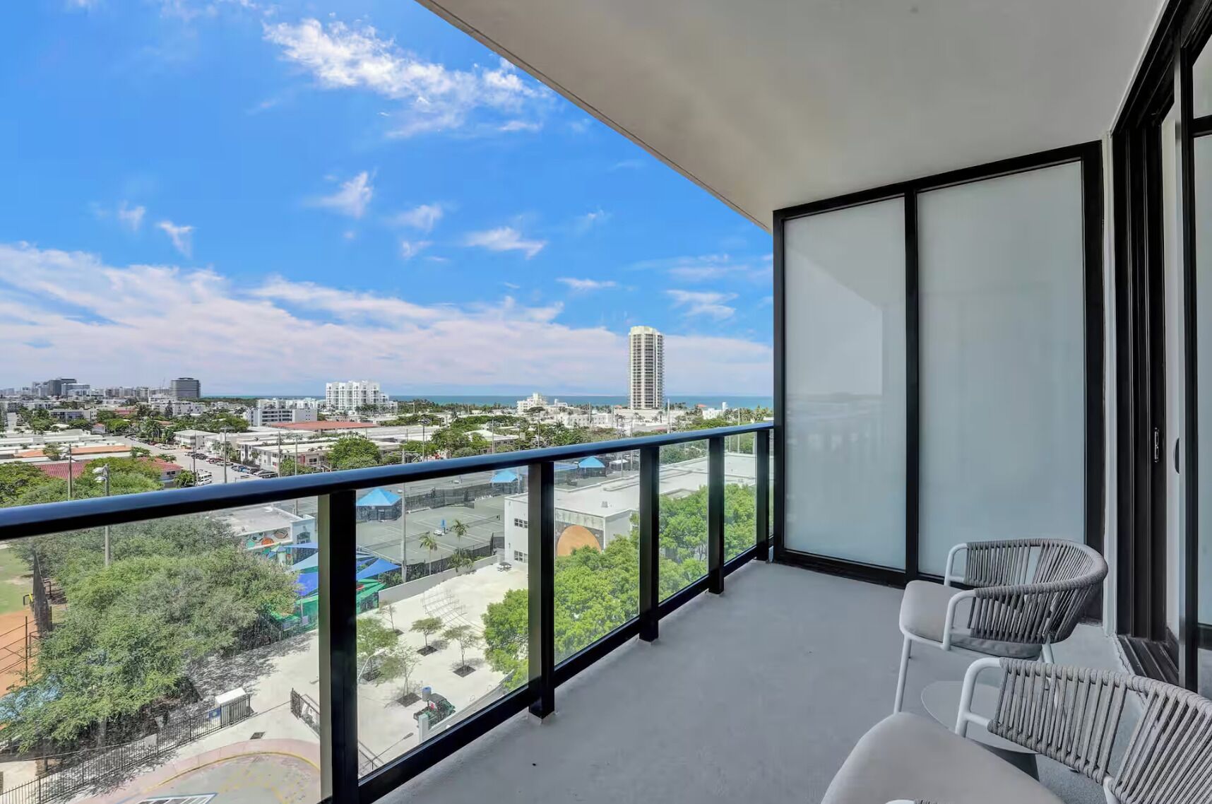 Luxury Condo, 1 Bedroom, Ocean View | Balcony view