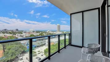 Luxury Condo, 1 Bedroom, Ocean View | Balcony view