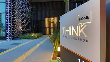 Apartamento básico | Detalhe da fachada