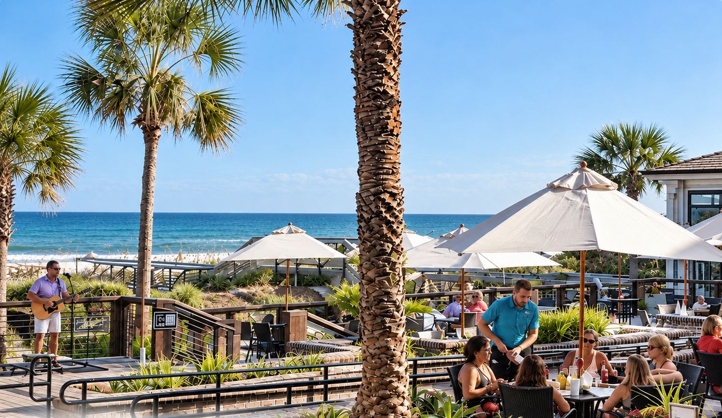 Eat Well. Sip Slowly. Enjoy the View
Oceans Lounge & Coast Sea Pines