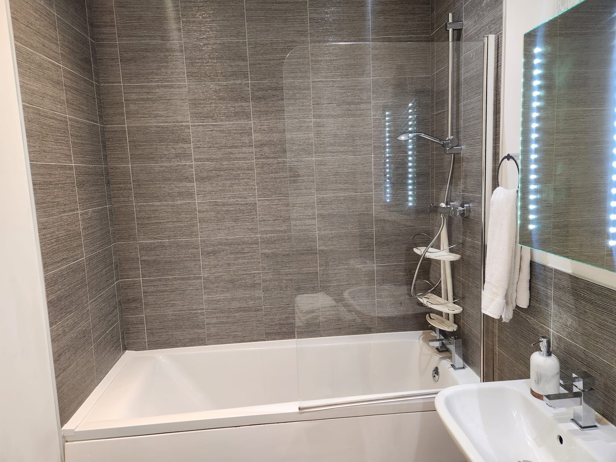Towels, soap, toilet paper