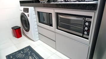 舒適公寓, 庭園景 | 私人廚房