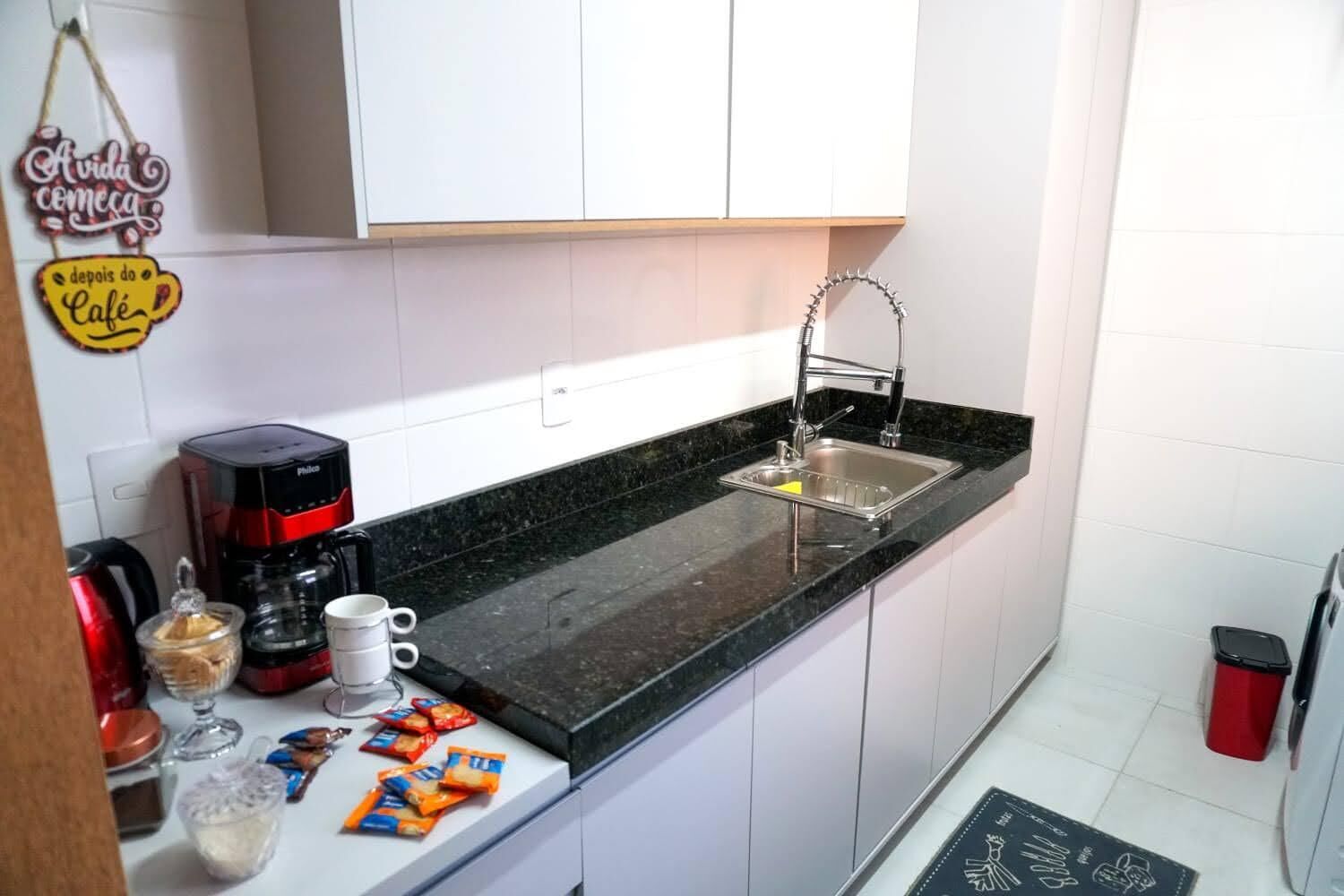 Comfort-Apartment, Blick auf den Innenhof | Eigene Küche