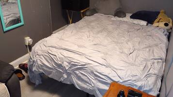 1 slaapkamer, een strijkplank/strijkijzer, wifi