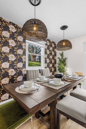 Dining - Casa Chic Lancaster,  Farm Views + Game Room (Willow Street)