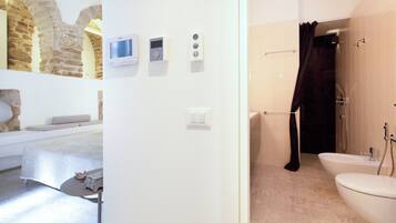 Deluxe with Patio and Sea view | Egyptian cotton sheets, premium bedding, down comforters, in-room safe