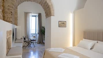 Deluxe con Patio e vista Mare | Biancheria in cotone egiziano, biancheria da letto di alta qualità