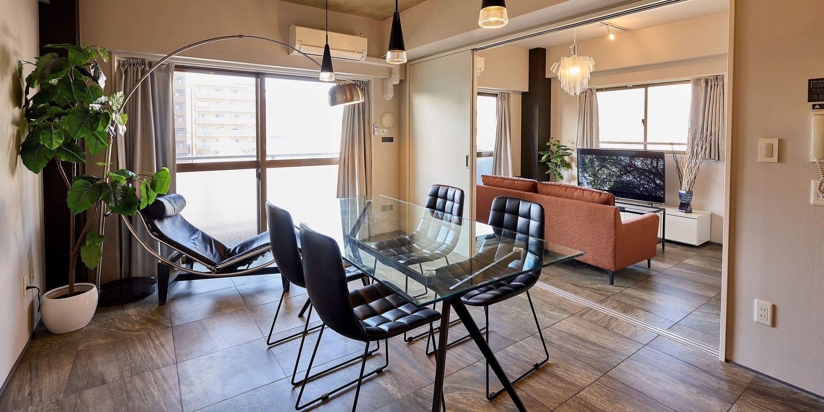 1 Double Bed + 2 Single Beds + 2 Futon/70sqm/502, Non Smoking