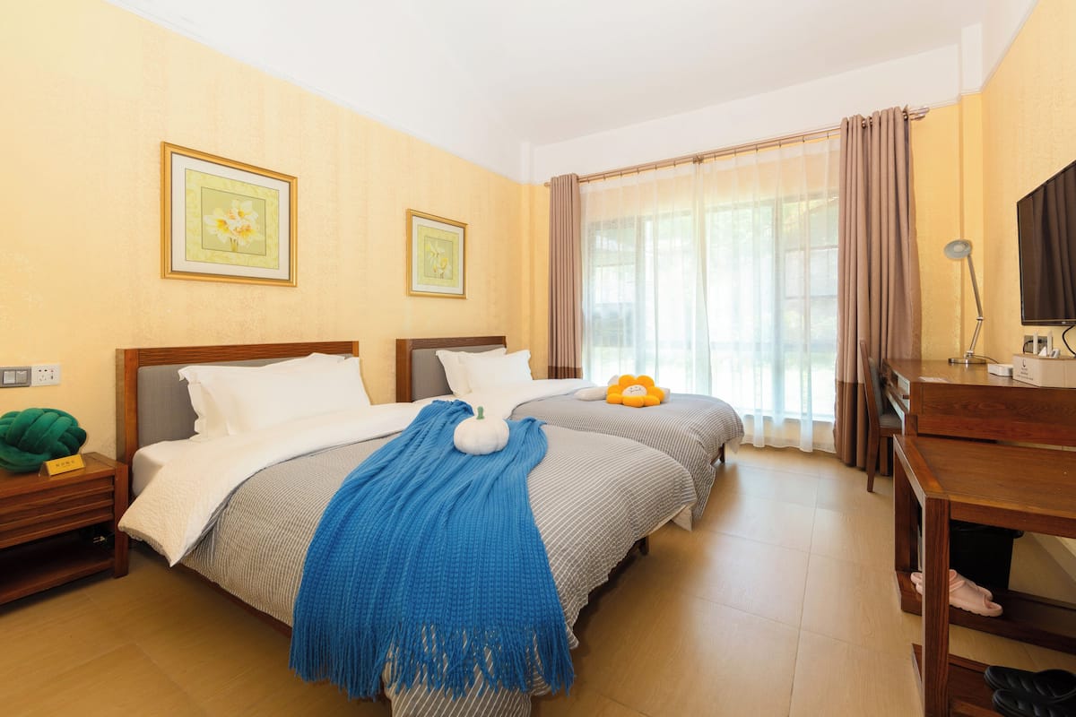 Villa, Balcony, Courtyard View | Premium bedding, memory foam beds, free WiFi, bed sheets