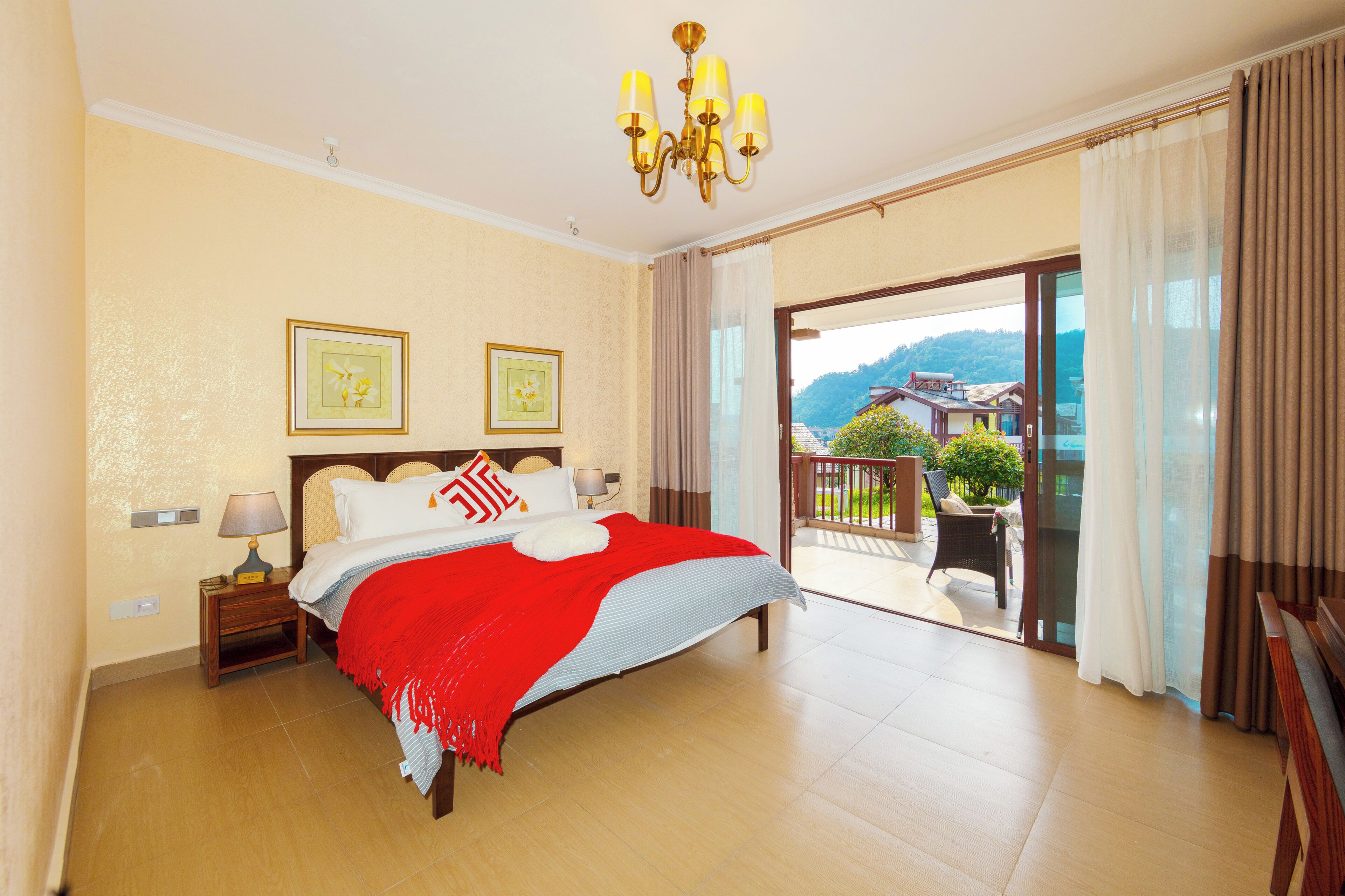 Villa Deluxe, balcón, vistas al patio