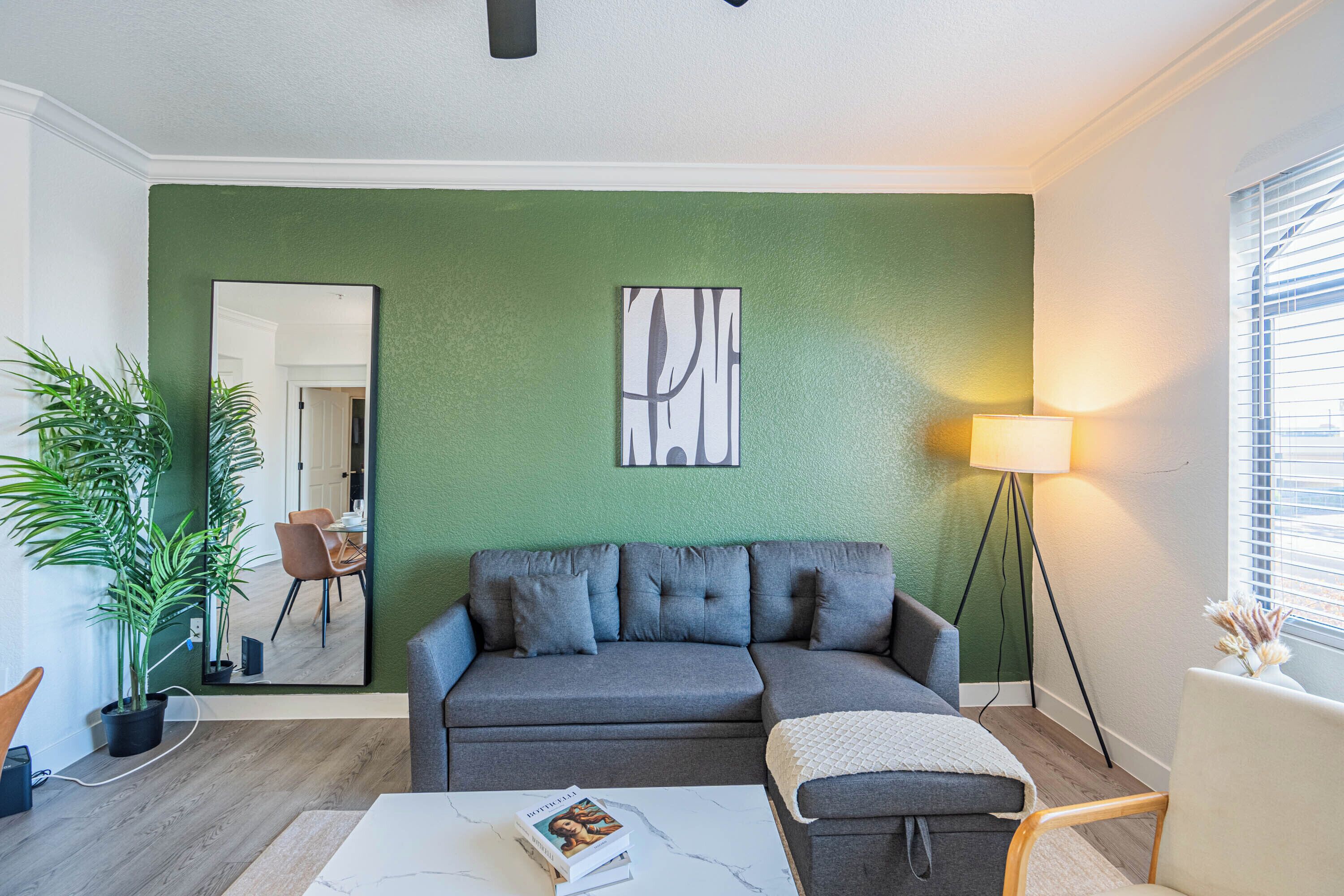 Lägenhet Economy - 2 sovrum - icke-rökare - kök | Vardagsrum