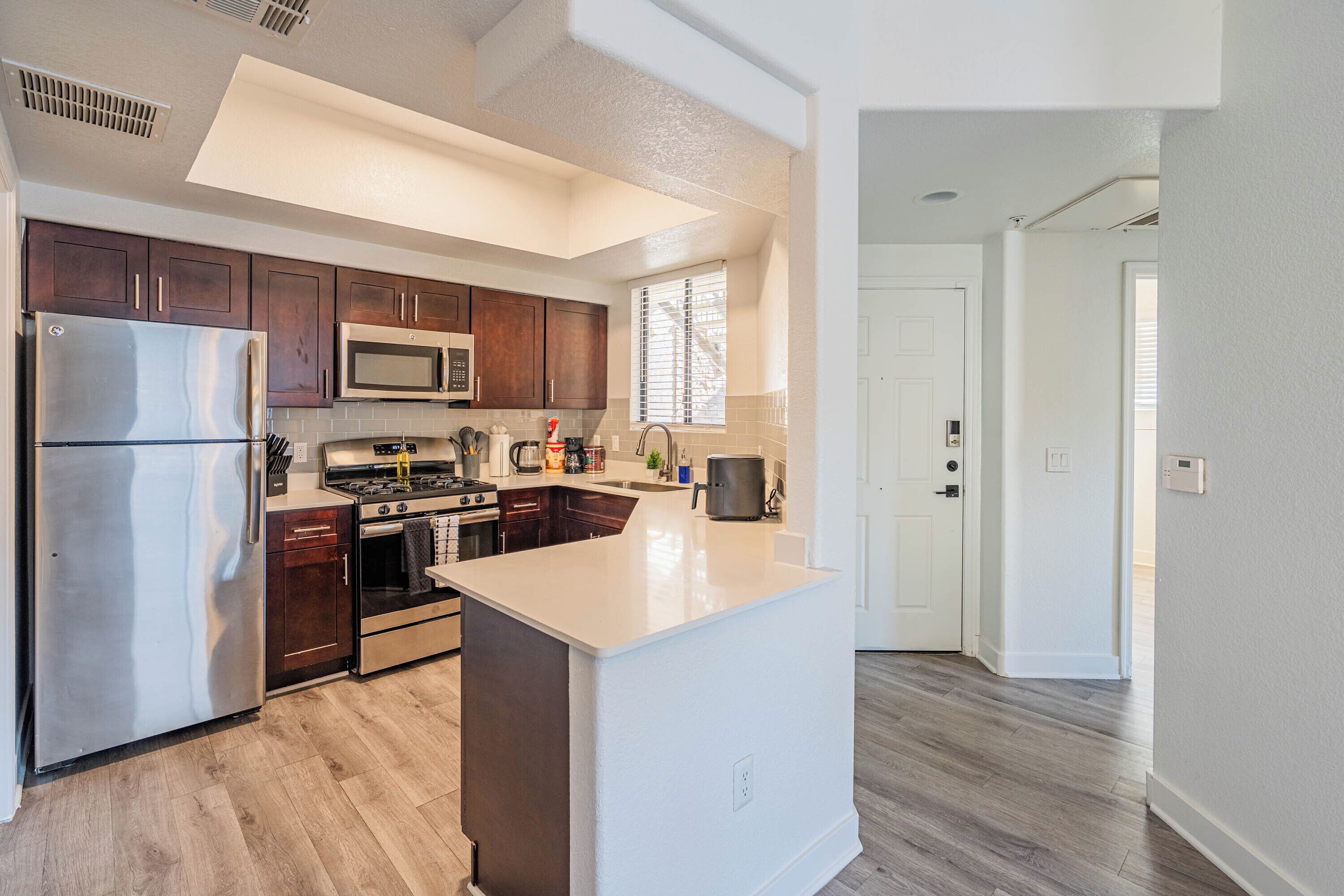 Condo Confort, 2 chambres, non-fumeur, animaux de compagnie acceptés | Cuisine privée