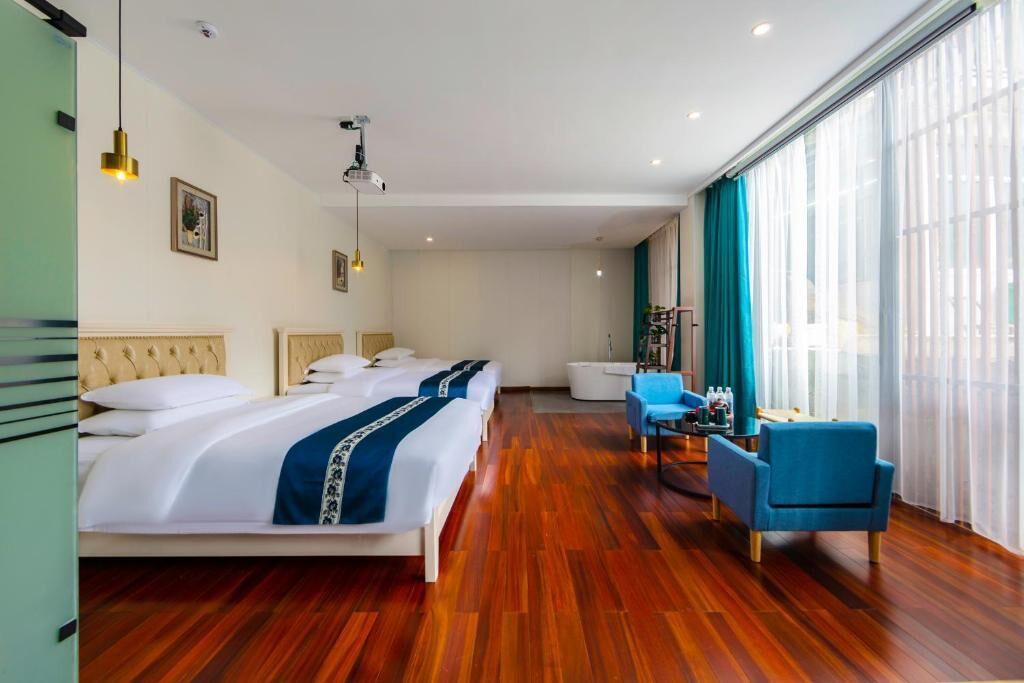 舒适三人房, 山景