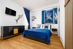 1 bedroom, desk, free WiFi, bed sheets - Beach Room – Sea-Inspired Comfort in the Heart of Piano di Sorrento (Piano di Sorrento)