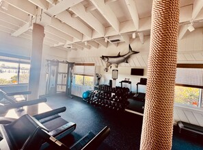 Fitness facility - Rare BOCA GRANDE 3BR/3BA WATERFRONT - Gulf Sunsets & Harbor Sunrises - Boat Slip (Boca Grande)