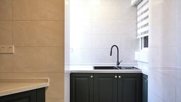 高级套房, 花园景观 | 私人厨房