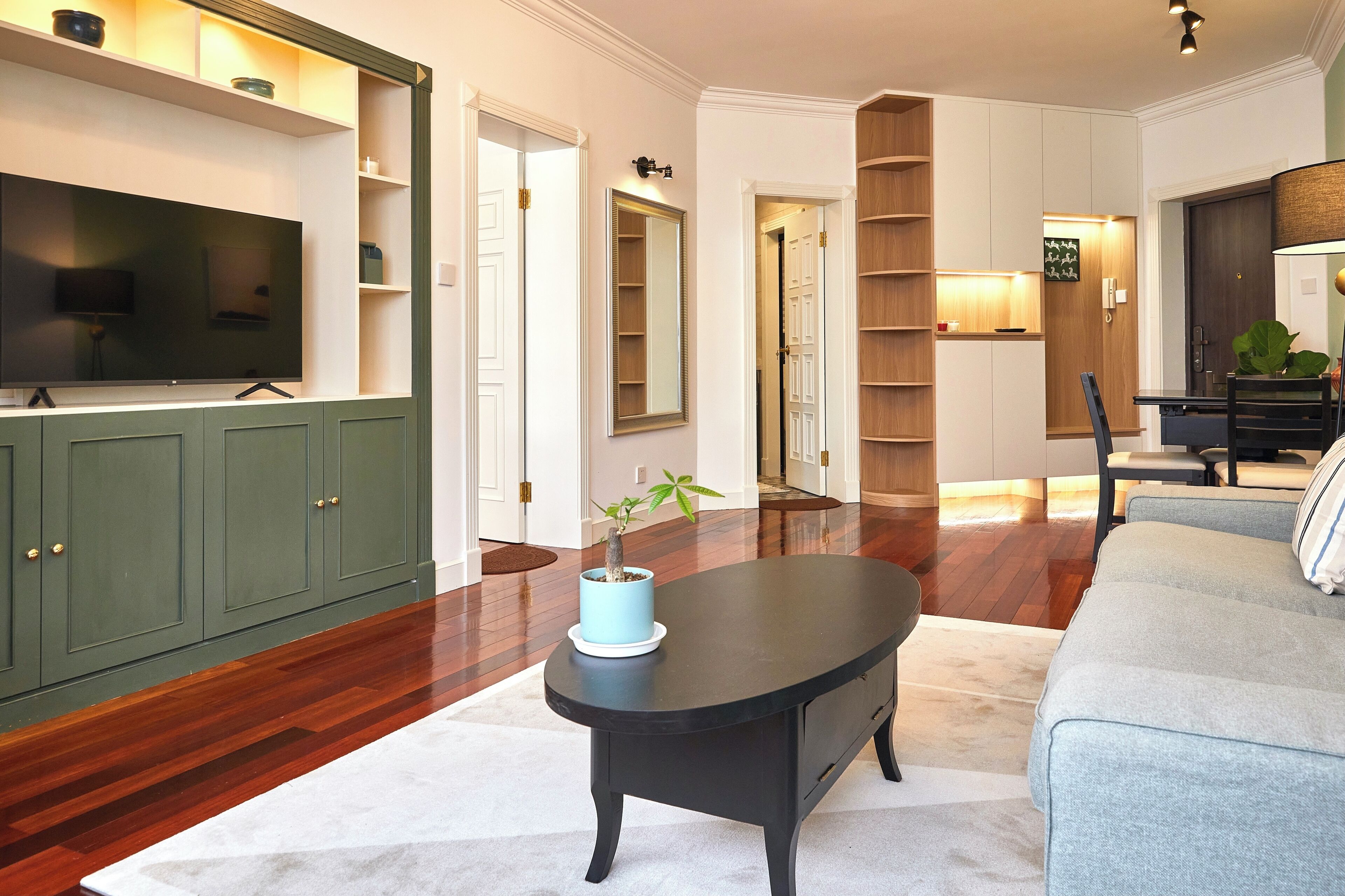 高级套房, 花园景观 | 起居区