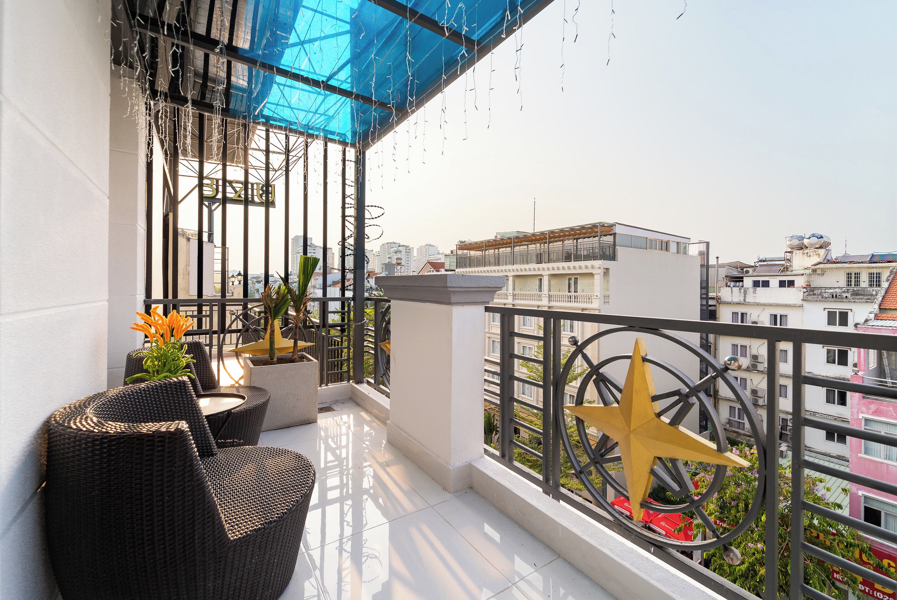 Quarto casal panorâmico | Terraço/pátio