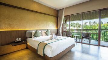 Kahden hengen superior-huone, parveke, näköala lomakeskukseen