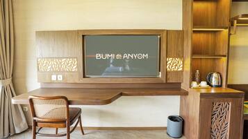 Kahden hengen superior-huone, parveke, näköala lomakeskukseen | Sisätilat