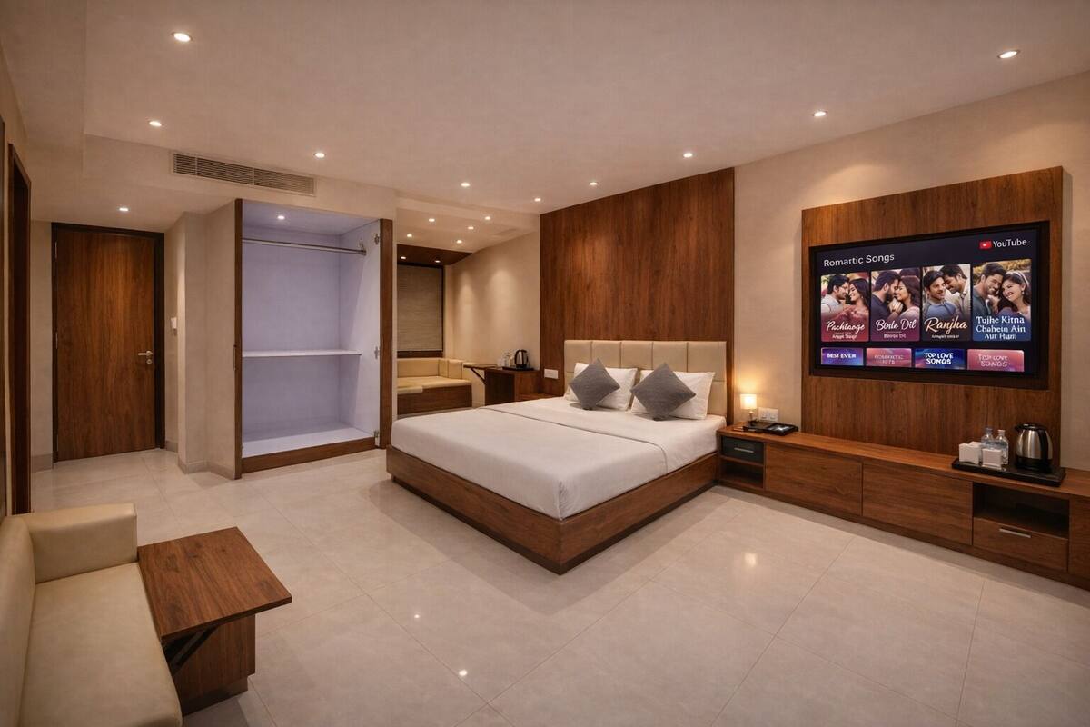 Classic-dobbeltværelse - balkon - byudsigt