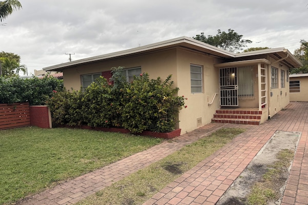 Front Exterior
Private home, gated entrance, brick driveway — Love it!