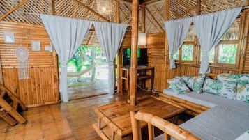 Villa, Gartenblick | Wohnbereich