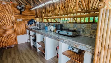 别墅, 花园景观 | 私人厨房