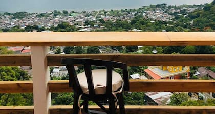 sunrise high above the lake 1