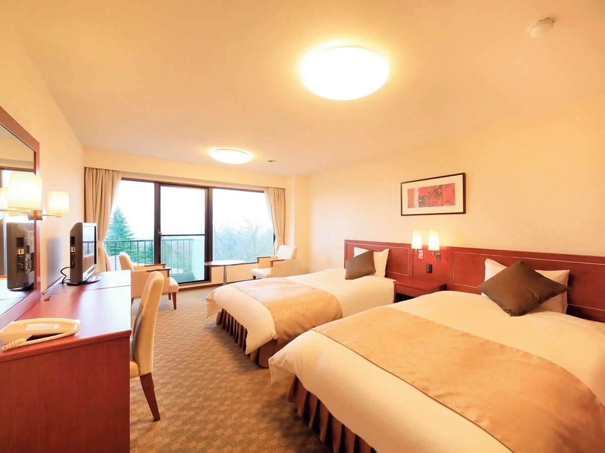 Camera Superior con 2 letti singoli, vista montagna