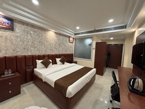 Deluxe tweepersoonskamer, uitzicht op stad