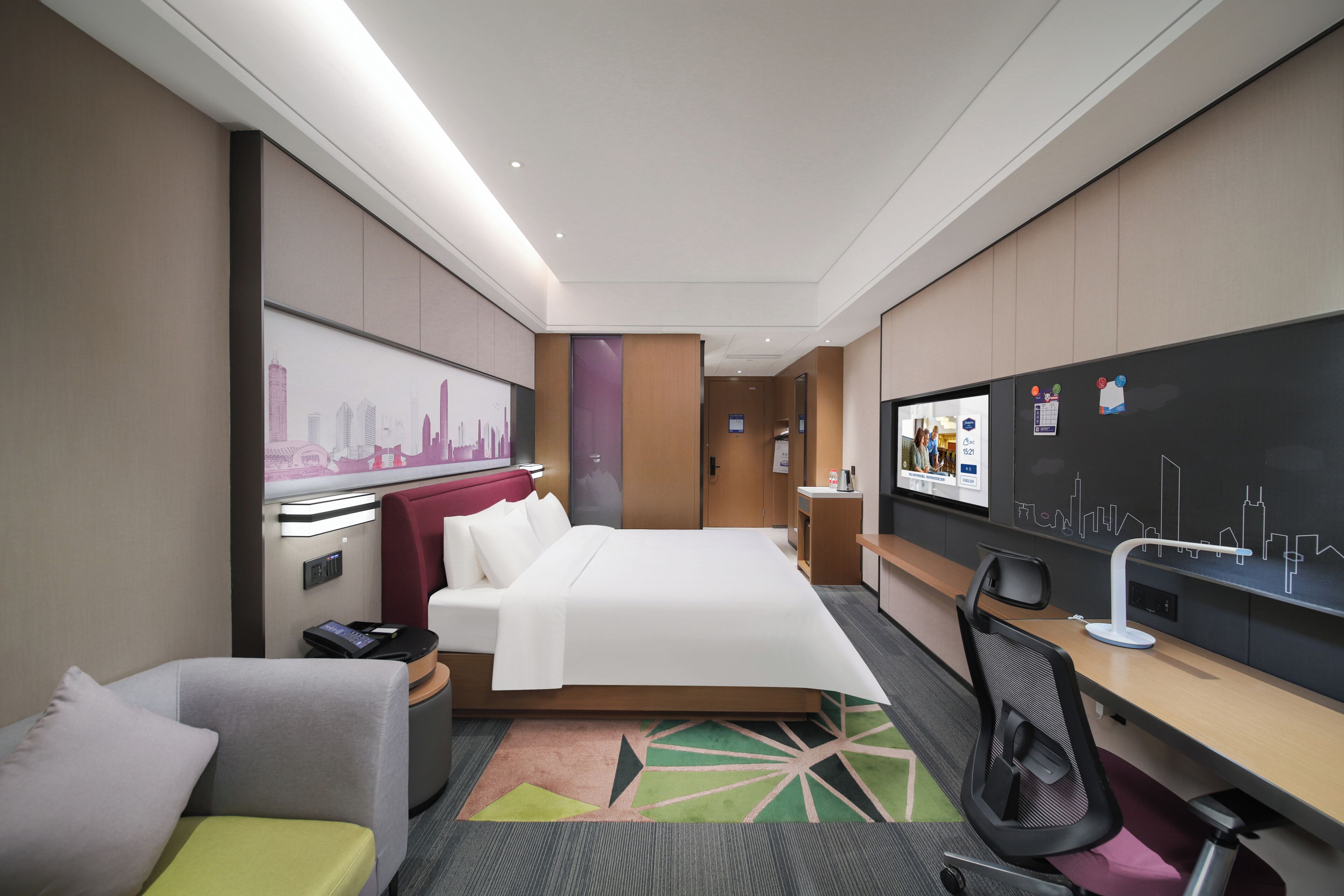 Kamar Single Basic, pemandangan kota