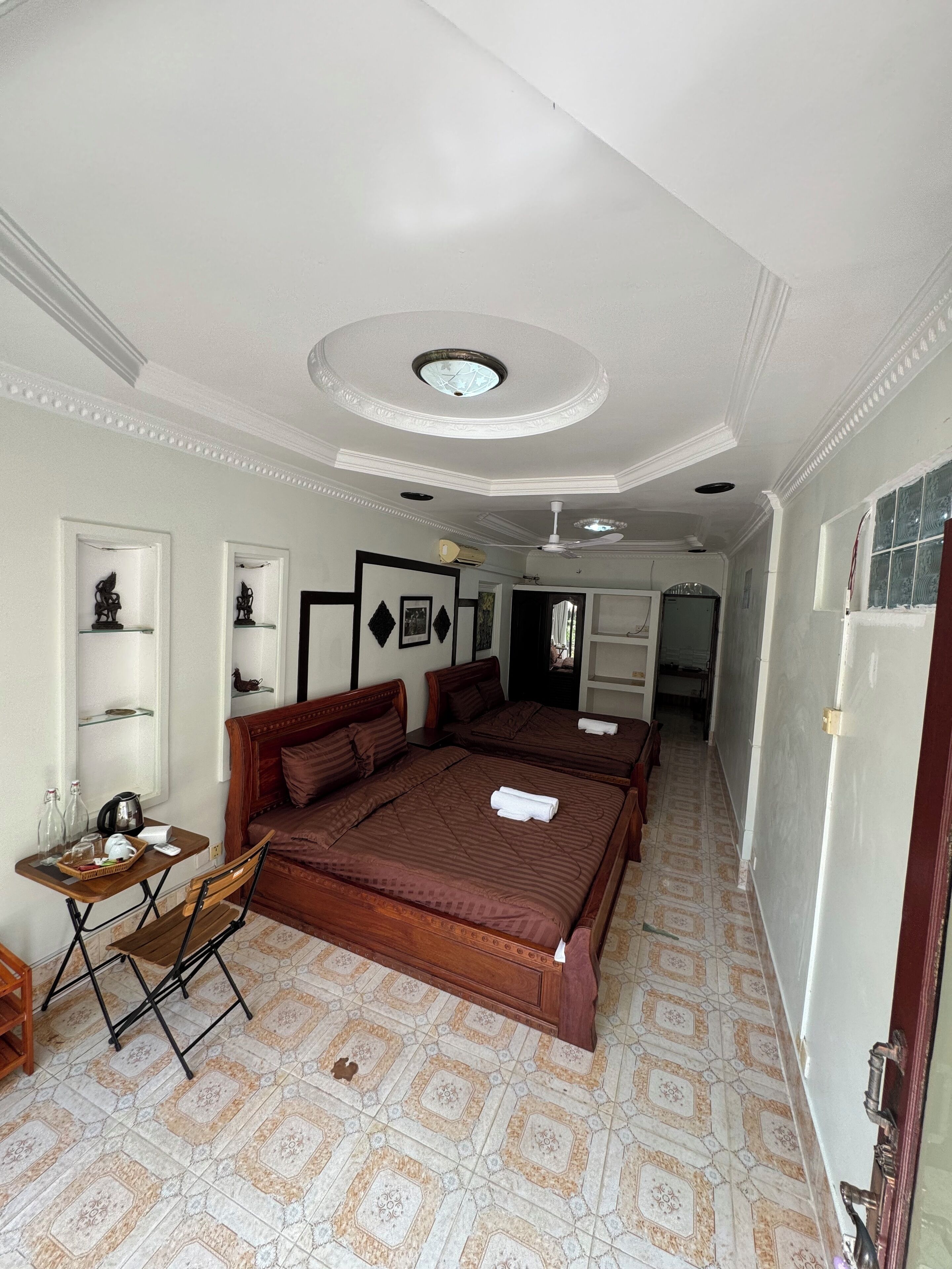 Chambre Quadruple Familiale, vue jardin