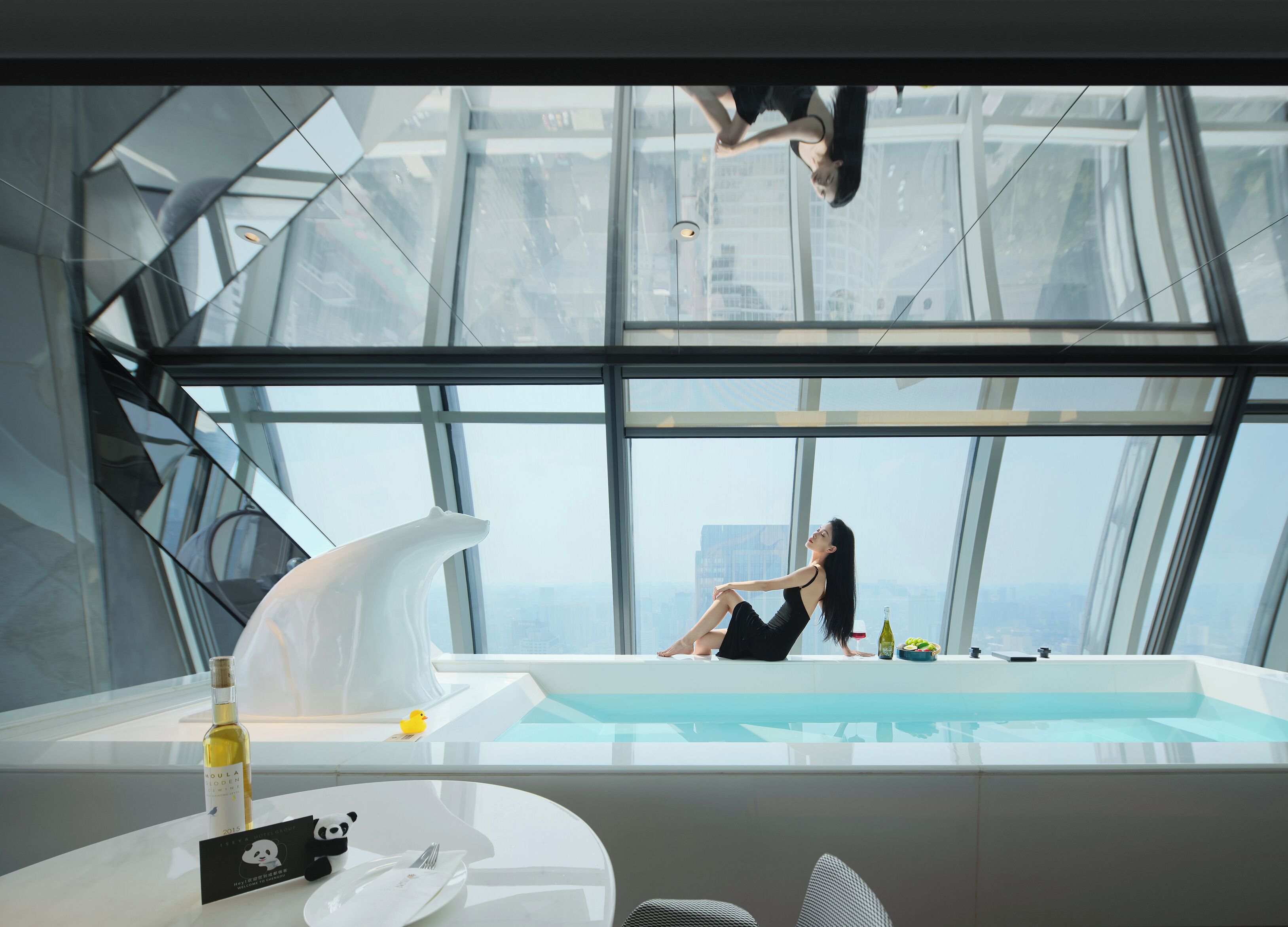 Studio Suite Mewah, pemandangan kota