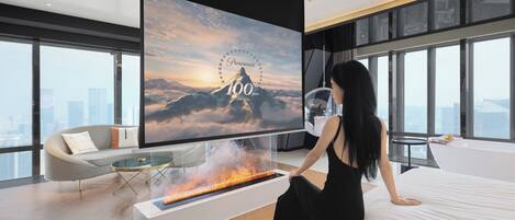 Phòng Suite có tầm nhìn toàn cảnh, quang cảnh thành phố