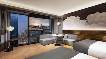 Classic Twin Room, City View | Pemandangan dari bilik