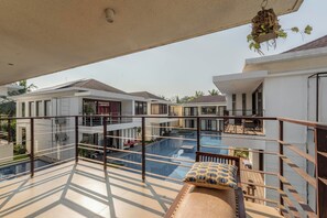 Villa, 3 Bedrooms, Pool View, Beachside | Terrace/patio - Staymaster Aqua Cottage 3BR Villa  (Vagator)