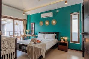 Villa, 3 Bedrooms, Pool View, Beachside | Premium bedding, down duvets, memory-foam beds, in-room safe - Staymaster Aqua Cottage 3BR Villa  (Vagator)