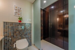 Villa, 3 Bedrooms, Pool View, Beachside | Bathroom - Staymaster Aqua Cottage 3BR Villa  (Vagator)