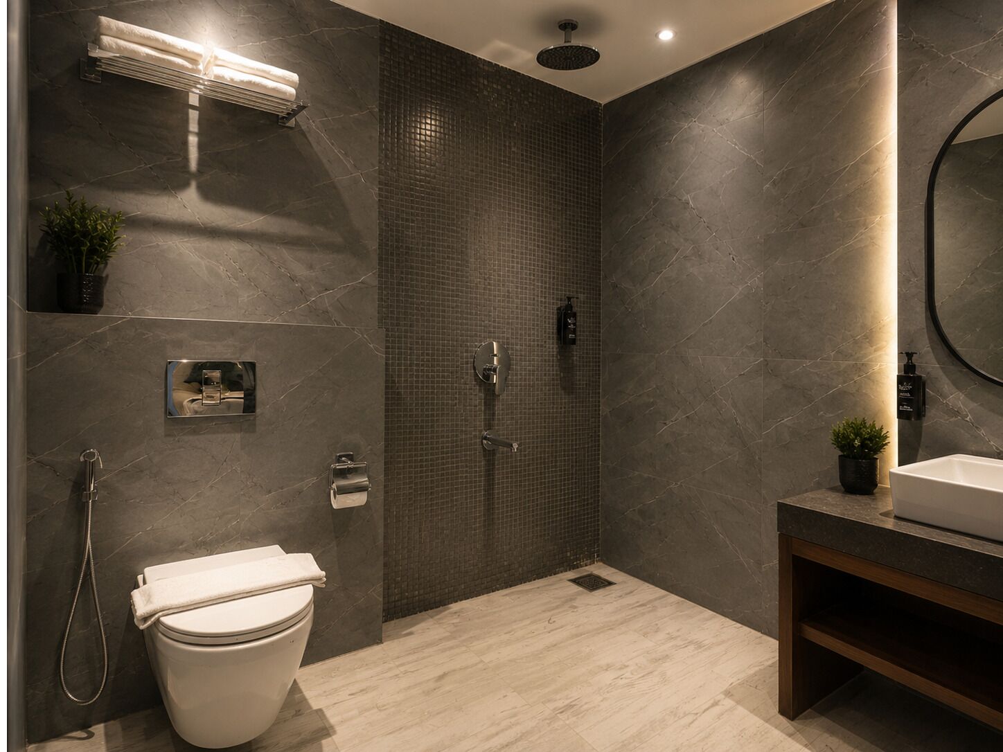 Noventa Comfort Room | Bathroom | Towels, soap, shampoo, toilet paper