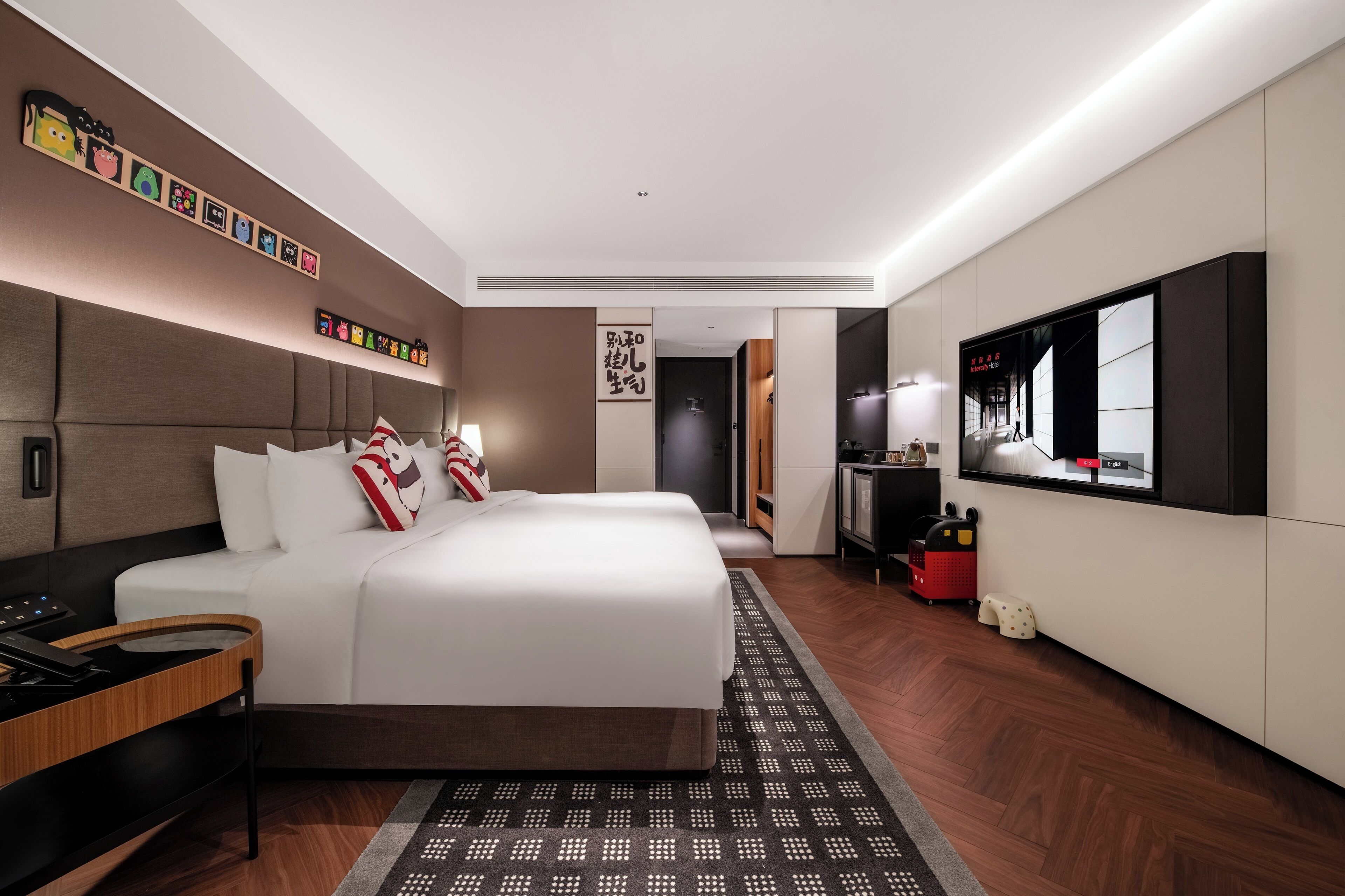 Familieværelse til 3 personer - byudsigt